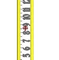 Motif broderie Appliqué Mètre ruban