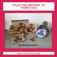 Collection broderie ITH Triskel