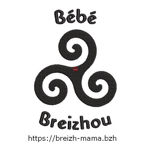 Motif broderie Bébé Breton 3