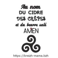 Motif broderie slogan breton 2