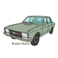 Motif broderie VolksWagen K70