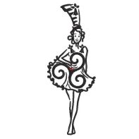Motif broderie Miss Bretagne