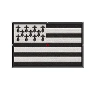 Motif broderie Ecusson Gwenn Ha du