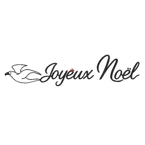 đ LOT 8 MOTIFS Broderie Machine NOĂL EN BRETAGNE - Nedeleg Laouen 15 Motif broderie Mouette - joyeux noel