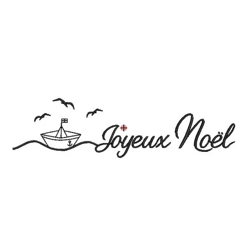 đ LOT 8 MOTIFS Broderie Machine NOĂL EN BRETAGNE - Nedeleg Laouen 13 Motif broderie Petit Bateau - Nedeleg Laouen