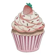 Motif broderie Muffin